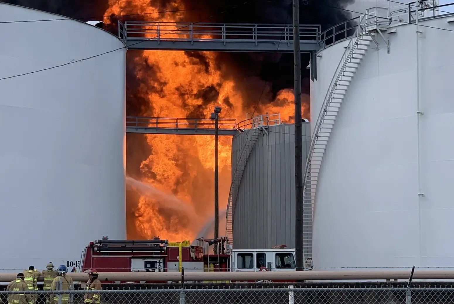 Corroded steel tank explosion in Texas 2019 image - photo from EPA Corroded steel tank explosion in Texas 2019 image - photo from EPA